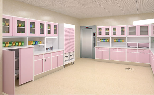 雙面投放處置柜